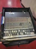 Bessemer rolling mixer case with mixer, amps