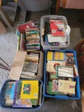 Large group of children and adult books, hardback and paperback