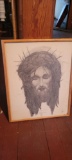 Unique hand sketched Jesus Christ portrait