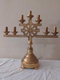 Vintage Religious Seven candle altar Candelabra
