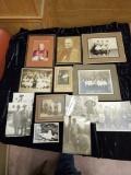 Group of vintage black and white photos
