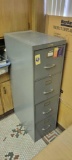 Metal 4 Drawer file cabinet