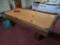Brunswick Bristol slate pool table with cover, balls, and cues