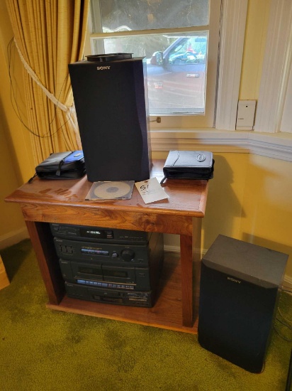 Sony stereo with stand (works)