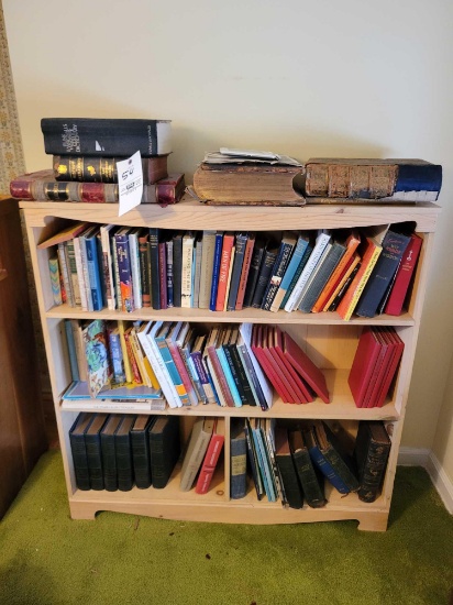Books and bookshelf