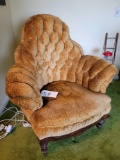 Early tufted back chair