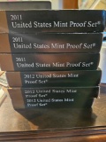 2011-12 mint proof sets, bid x 6