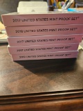 2017-18 mint proof sets, bid x 5