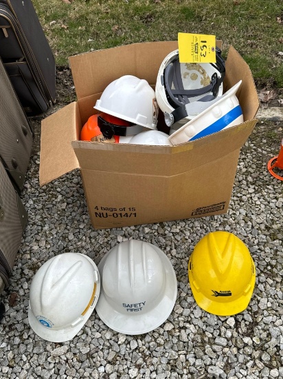 grouping of RR hard hats