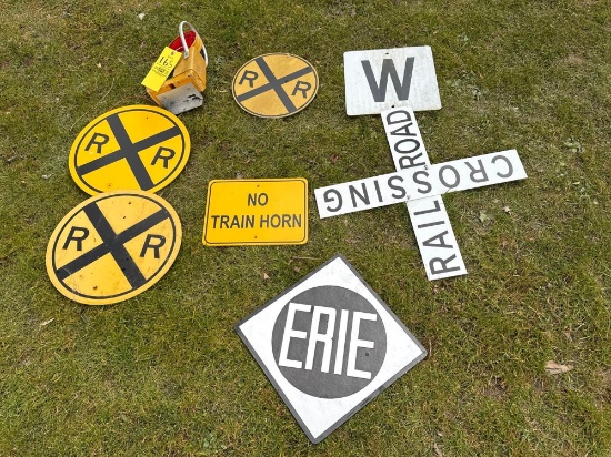 assorted RR signs