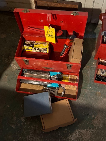 pipe wrenches, tools, tool box