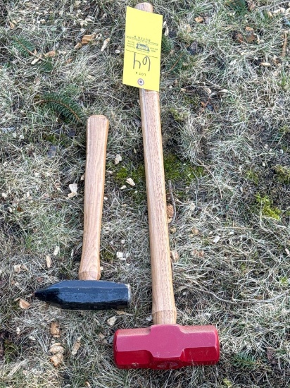 2 sledge hammers