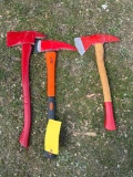 3 smaller firemans axes