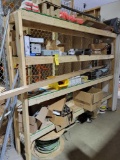 Shelf Contents, Wire Staples, Conduit, Flood Light, Digital Cable