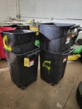 (4) Trash cans