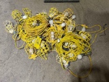 Construction String Lights with Extension Cords