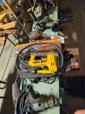 Power tools, drill, sander, stapler