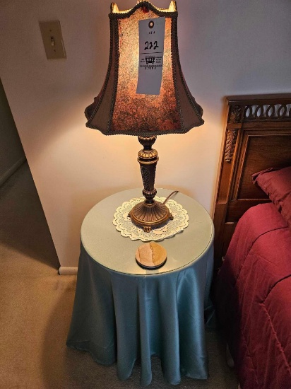 Table, lamp