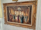 Oil on canvas painting, 24 x 36in, signed by artist