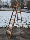 8ft wooden step ladder