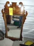 Federal Style Hanging Wall Mirror Bevel Glass