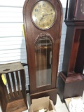 Early Grandfather Clock Brass Face 78
