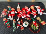 Christmas Pixie Dolls and Ornaments
