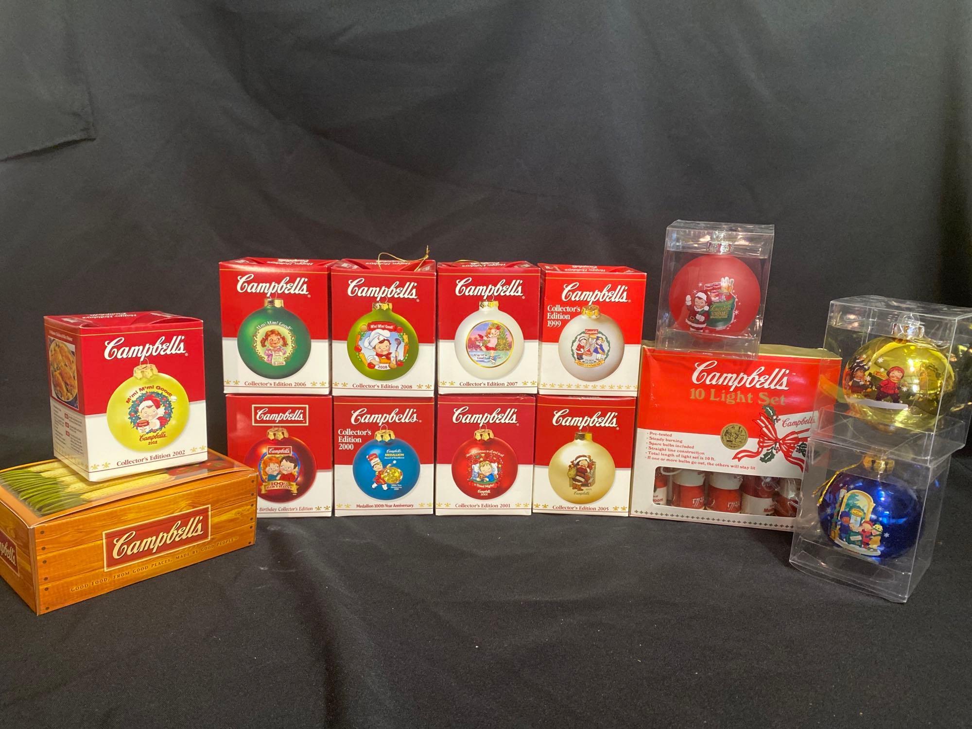 Campbell Soup Christmas Ornaments 