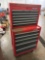 Craftsman 2 pc stack tool box, with key, little rust