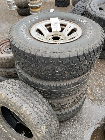 Assorted Wheels and Tires