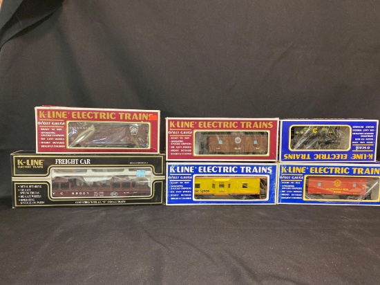 (6) K Line Freight Cars