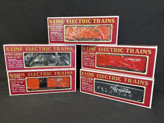 K Line tank & freight cars (5)