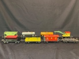 (8) Early Pre War Lionel Freight Cars & Crane