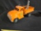 Tonka Toys State Hi-Way Dept Hydraulic Dump Truck & Pressed Steel Sign