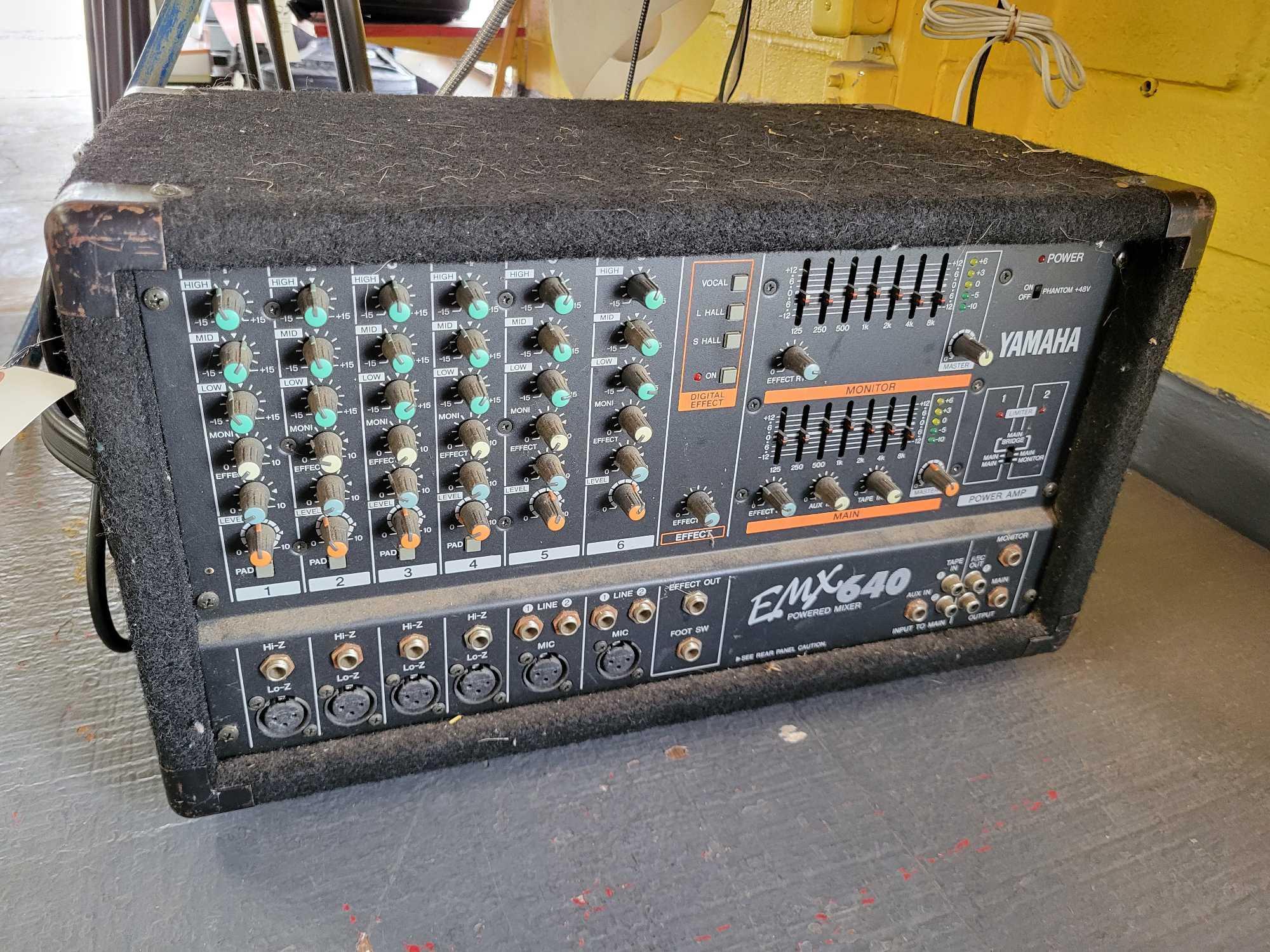 Yamaha EMX 640 Powered Mixer Proxibid