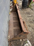 QD 77 inch Perforated Material Bucket