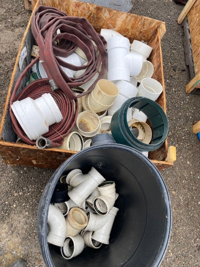 assorted pvc fittings - water hose