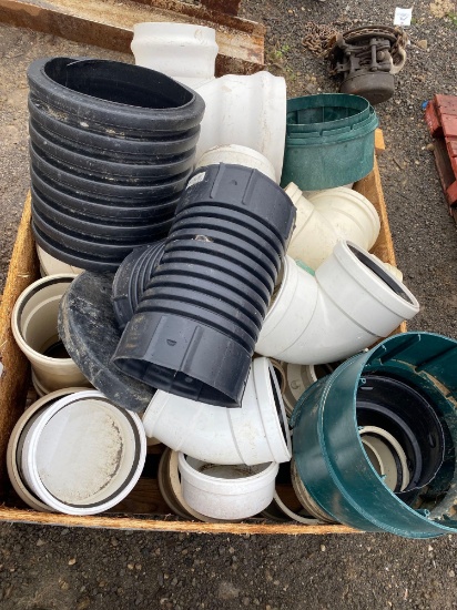 large assorted pvc fittings