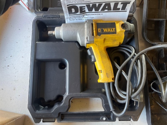 Black&Decker Drill - DeWalt Impact Wrench - Porter+Cable Jigsaw