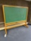 wood frame portable chalk board