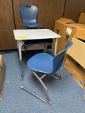 2 desks and 2 chairs like new