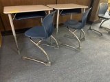 2 desks and 2 chairs like new medium size in boxes