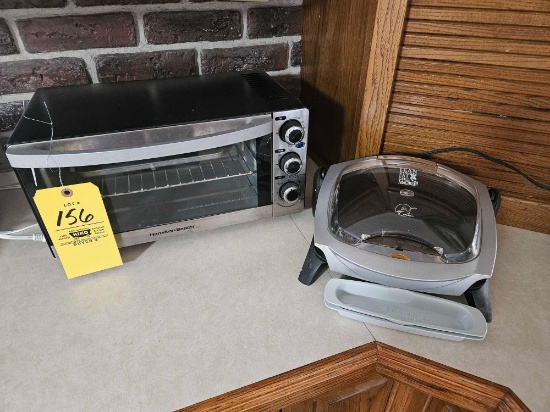 Hamilton Beach Toaster Oven and George Forman Grilling Machine