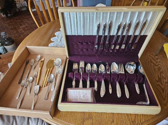 Nobility Plate Silver-plated Flatware Set - 55 pcs - with Extras