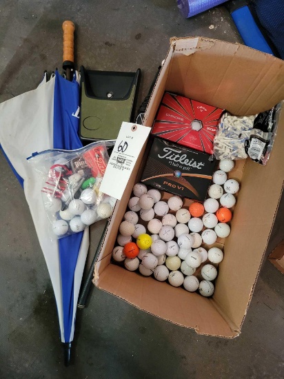 Umbrellas, Golf balls, New Callaway Golfballs