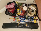 Pool cue, Putter, Decor items
