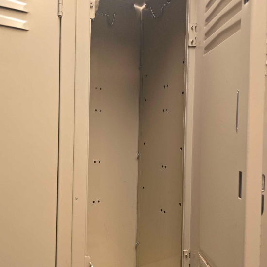 section of lockers