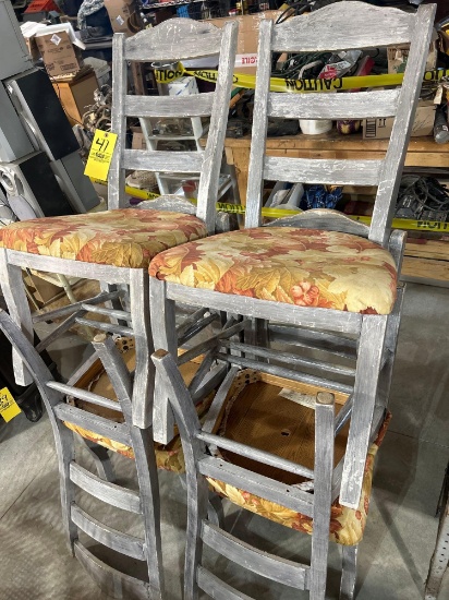 6 padded chairs