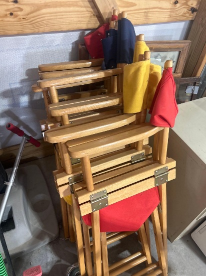 8 folding chairs