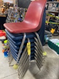(8) school chairs